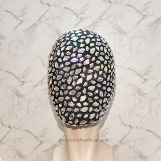 Dazzling Diamond Full Face Mask | Full Coverage Haute Couture Jewels Stones Mask